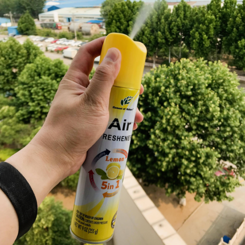 5% active ingredient eco-friendly rose air freshener, water-based spray bottle, suitable for bedroom décor.